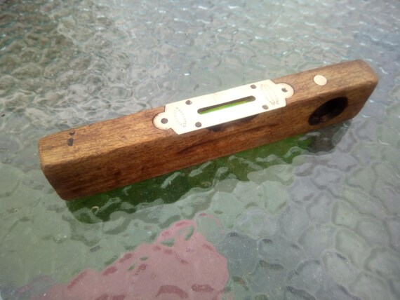 wooden spirit level