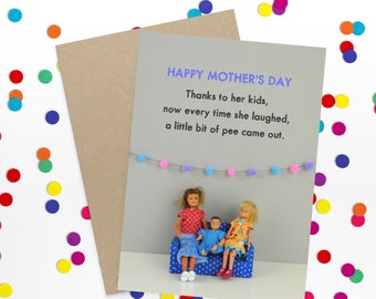 Pee Mothers Day Greeting Card