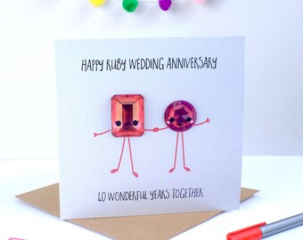 40th Wedding Anniversary | Etsy