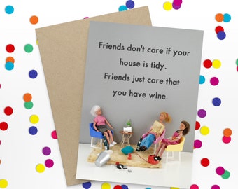 Friendship Wine Card