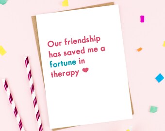 Friendship Words Card