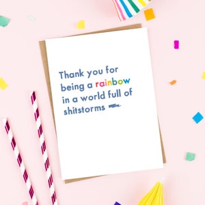 Thank You Words Card