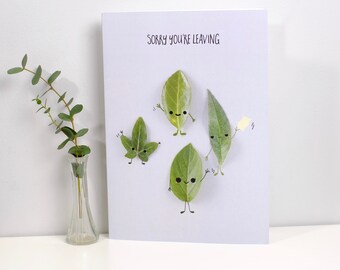 Large A4 Leaving Greeting Card
