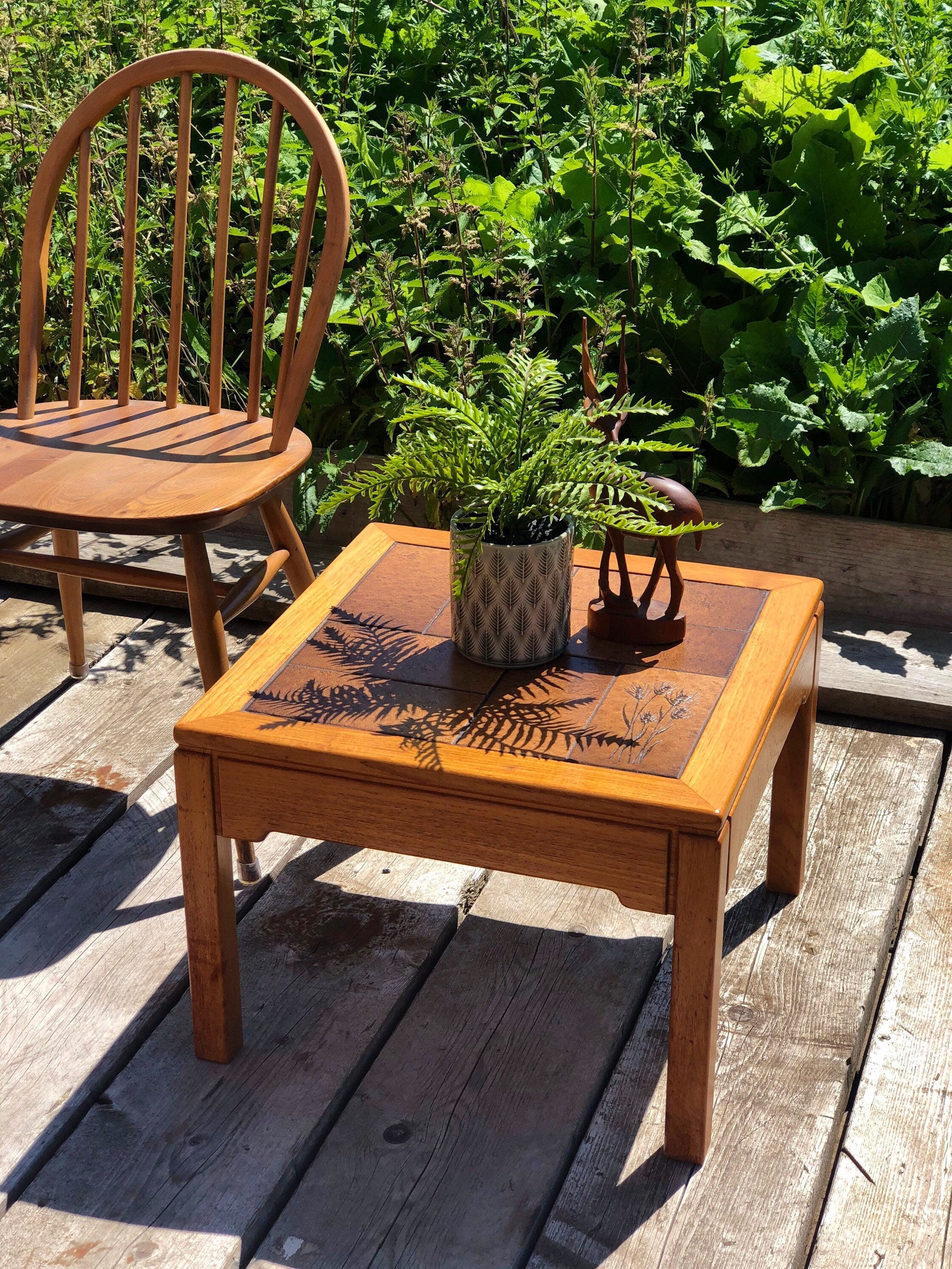 Gangso Mobler Danish Square Tiled Top Low Coffee/End Table