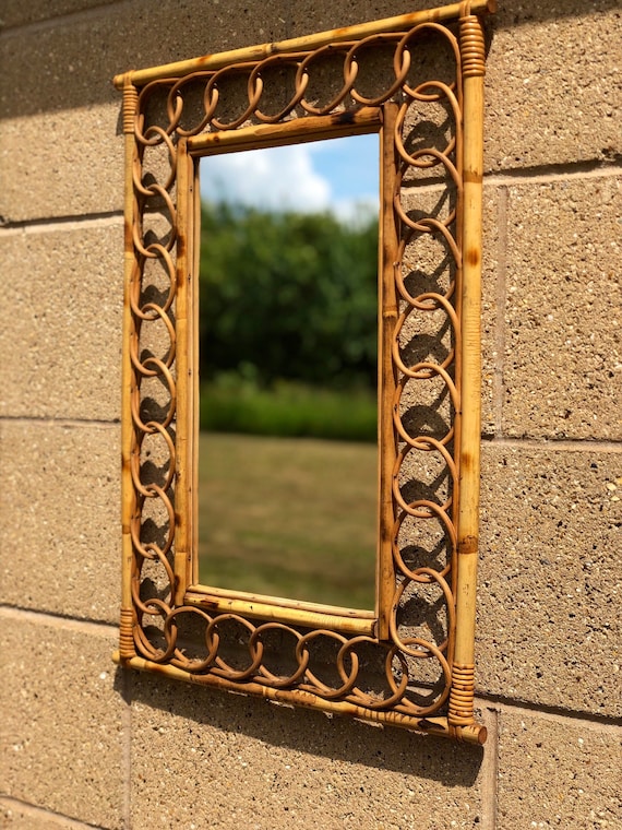 Beautiful Bamboo MCM Mirror