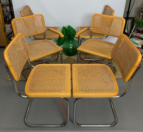 Set of Six HABITAT Cesca Chairs