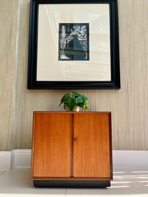 MCM Dynatron RSU4 Vintage Teak Vinyl Record Storage Cabinet Believed G Plan Design One Owner from New