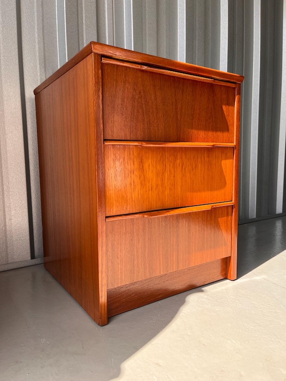 Danish Teak 3 Drawer Chest by Steens – Compact, Stylish & Versatile