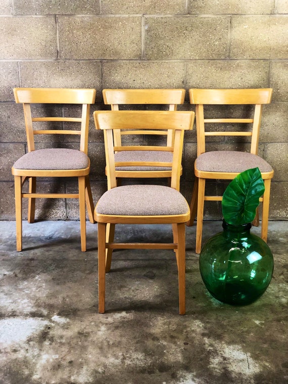 A Set Four Quitmann Retro Cafe/Bistro/Kitchen Chairs