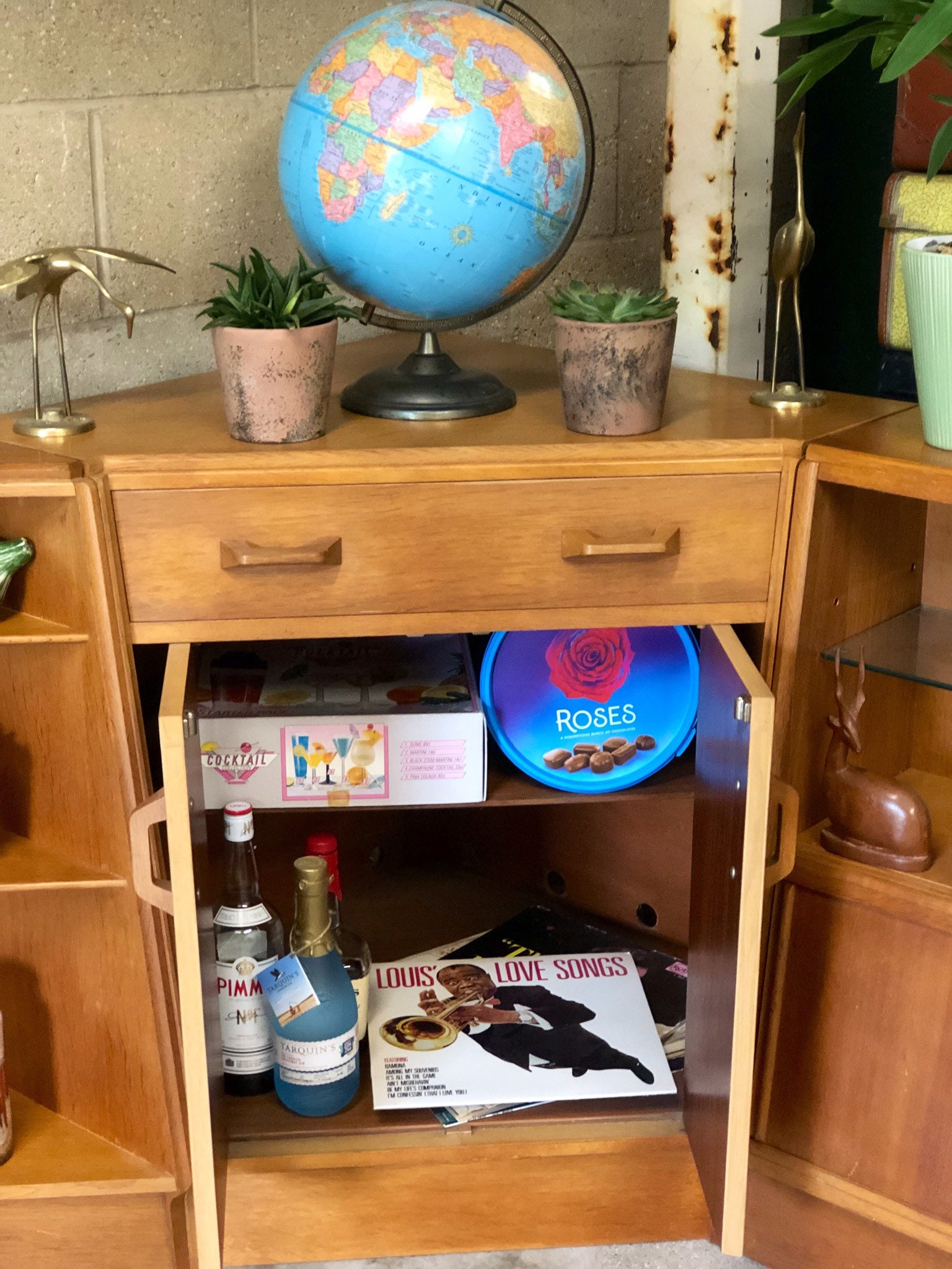 G Plan's Modular Corner Storage Unit From The Brandon Range in Light Oak