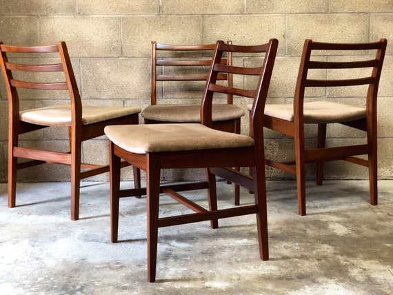 An Original Set of 4 MCM Dining Chairs