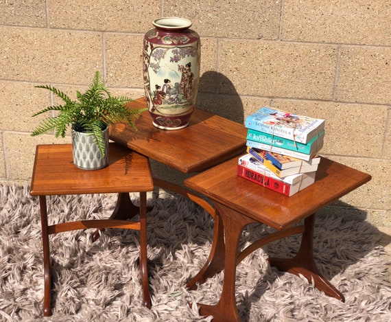 G Plan’s Fresco Teak Nest of Three Tables
