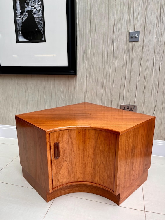 Vintage G Plan Fresco Corner Cupboard – Modular Mid Century Teak Storage Unit