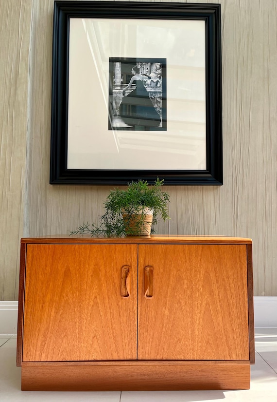 G Plan Fresco Modular Two Door Cabinet with Original Labels One Owner British Mid-Century Modern