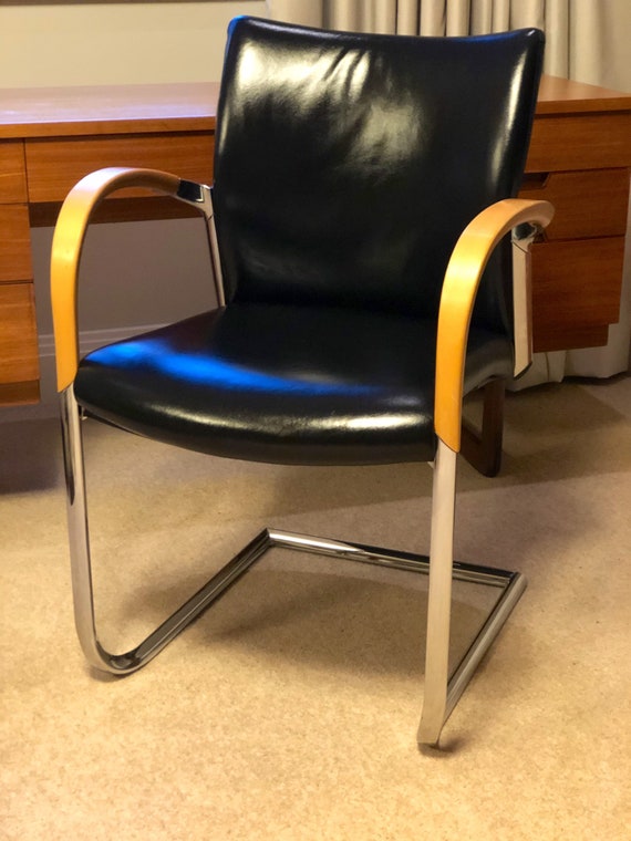 Office /Desk /MCM Style Single Cantilever Chair
