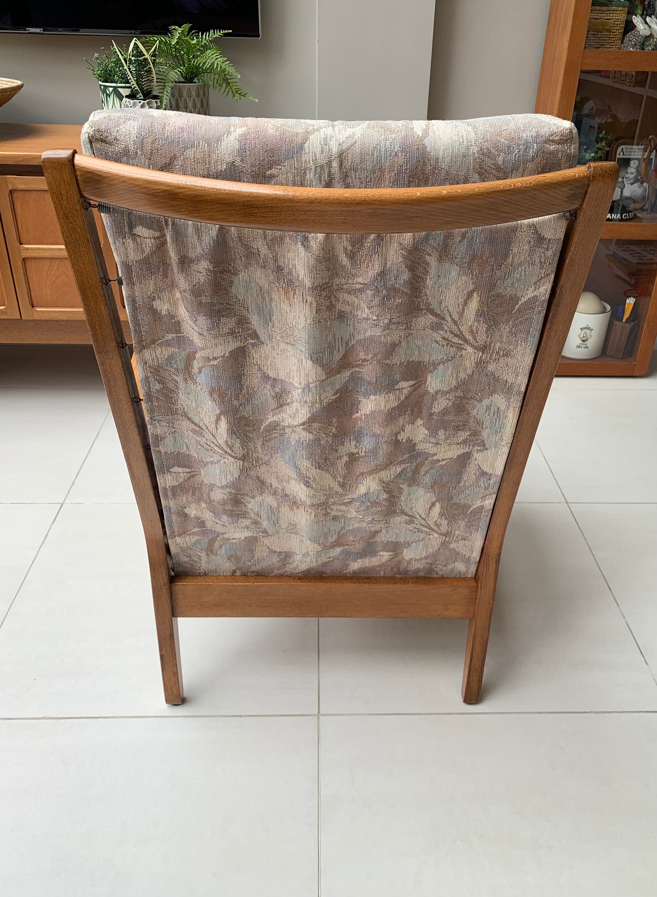 A Pair of Vintage Cintique Lounge Chairs