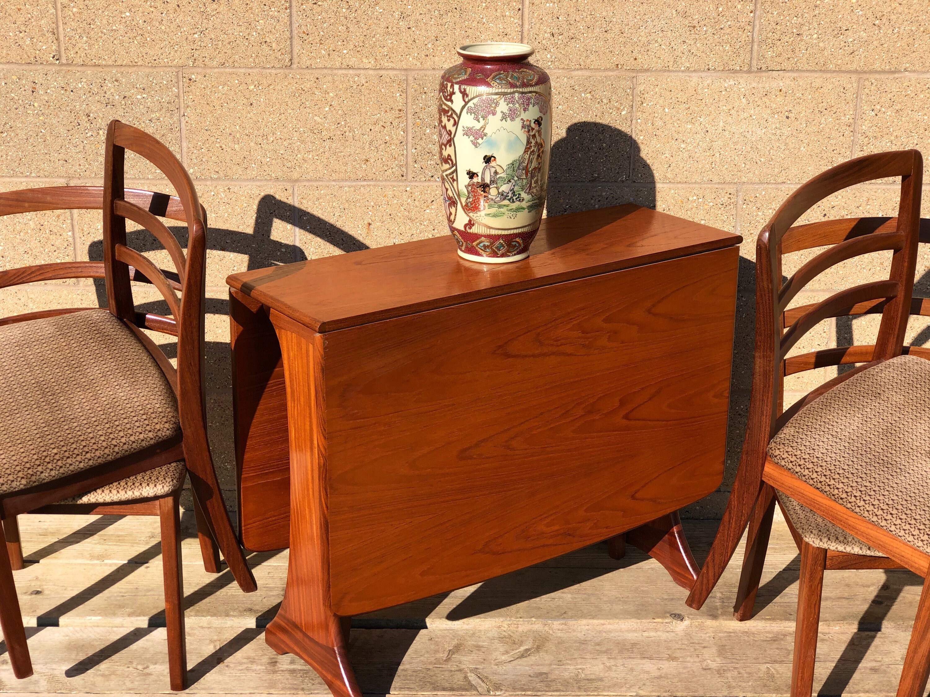 Vintage 60s G Plan Fresco Table and Four Chairs