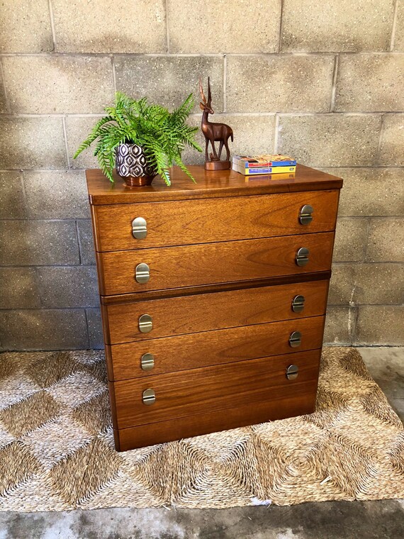 Mid Century STAG Catana Chest of Five Drawers