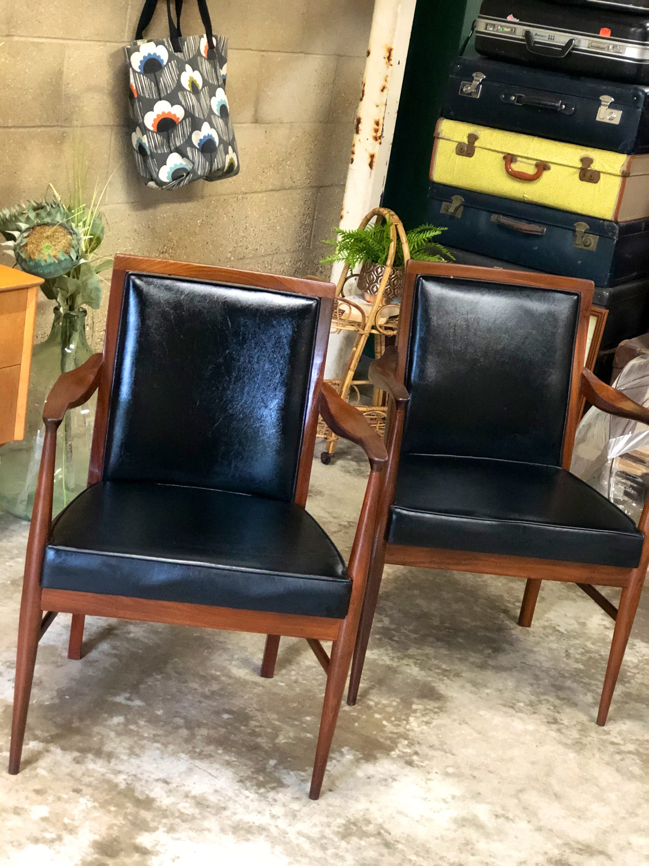 Mid century carver chair sales