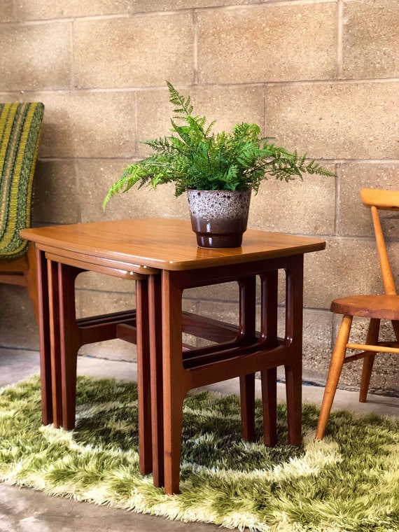 Vintage Schreiber Nest of Three Tables
