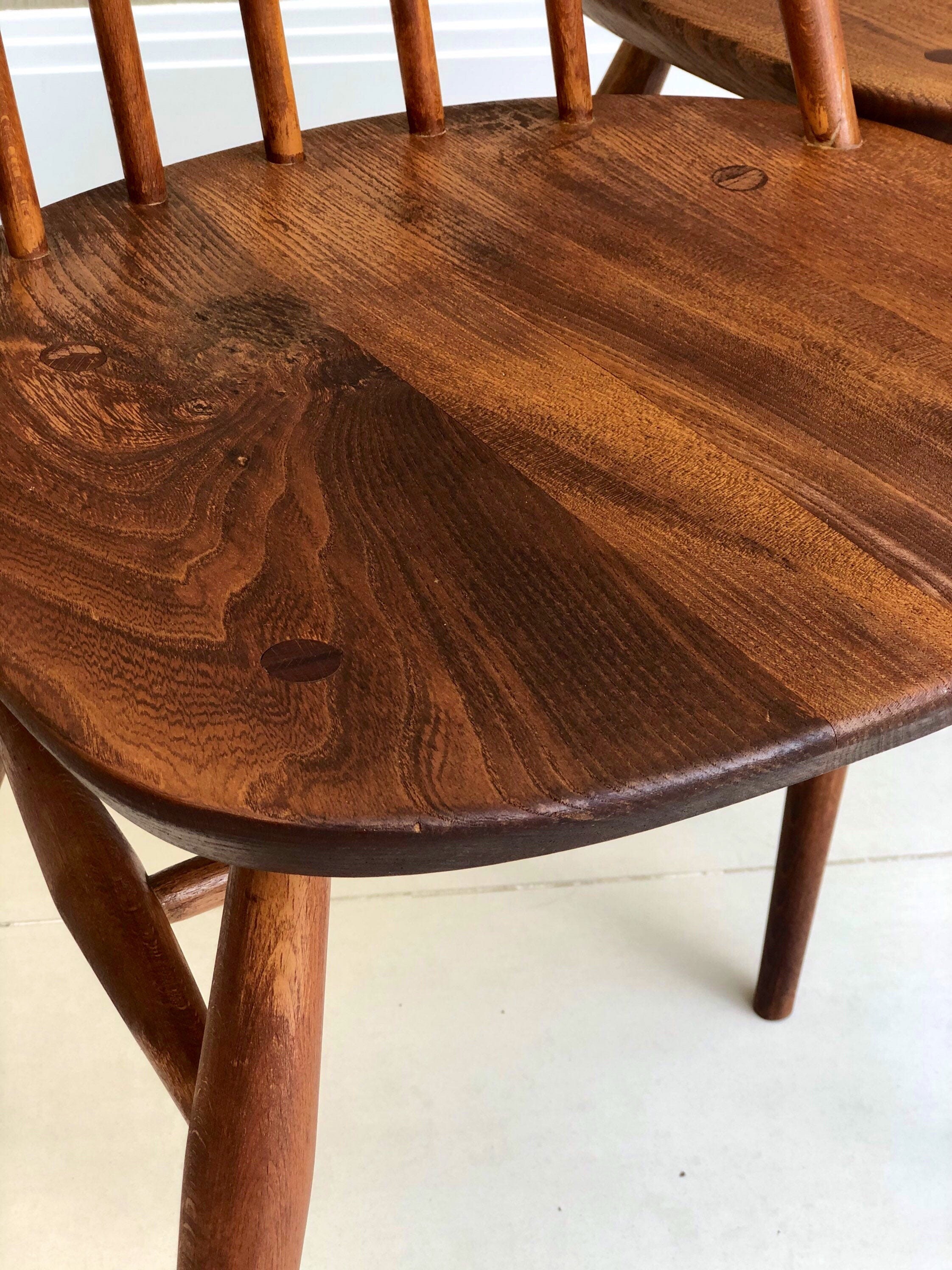 A pair of Vintage Ercol 365 Quaker Dining/kitchen Chairs