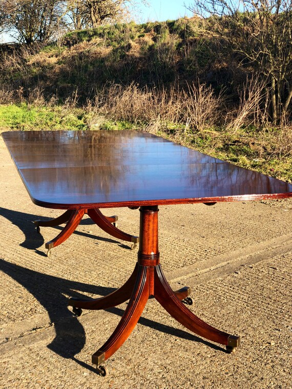 William Tillman Mahogany Extending Dining Table