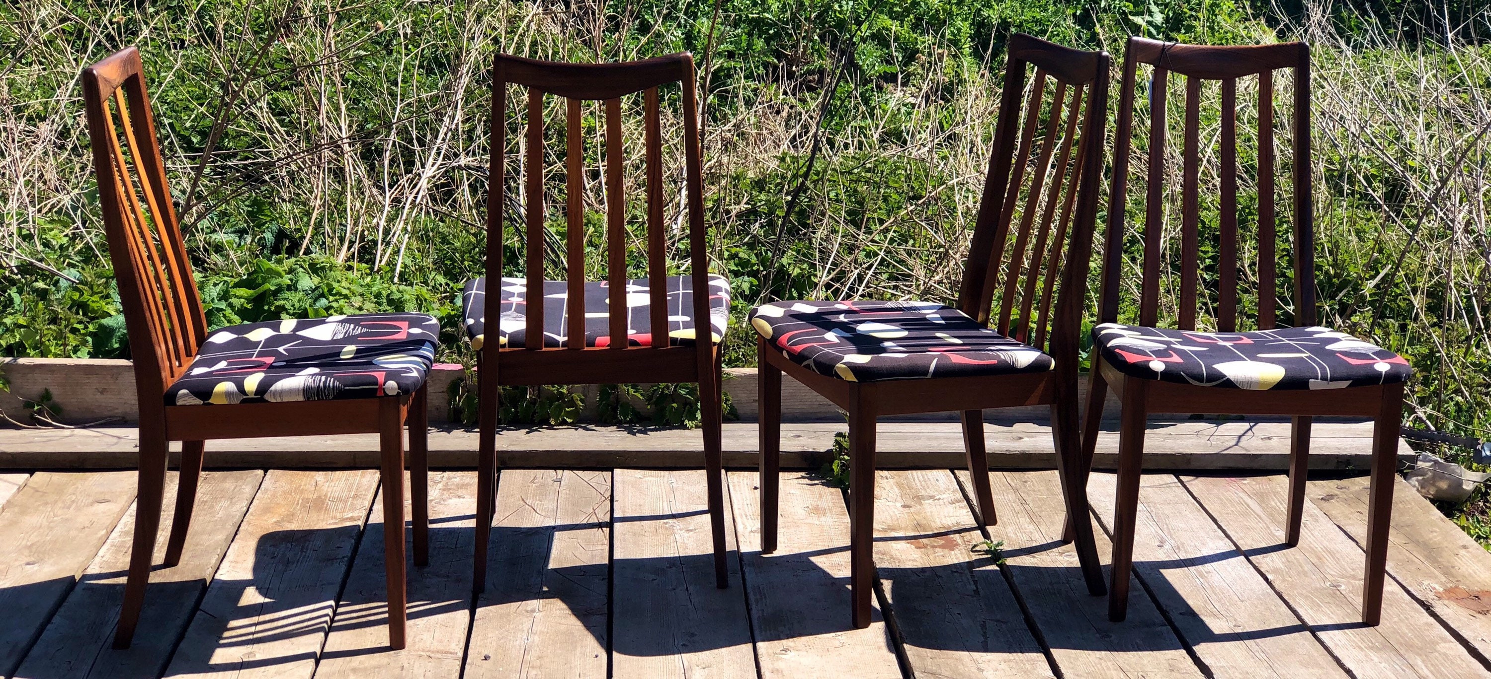 Vintage G Plan Fresco set of 4 Kitchen Dining Chairs