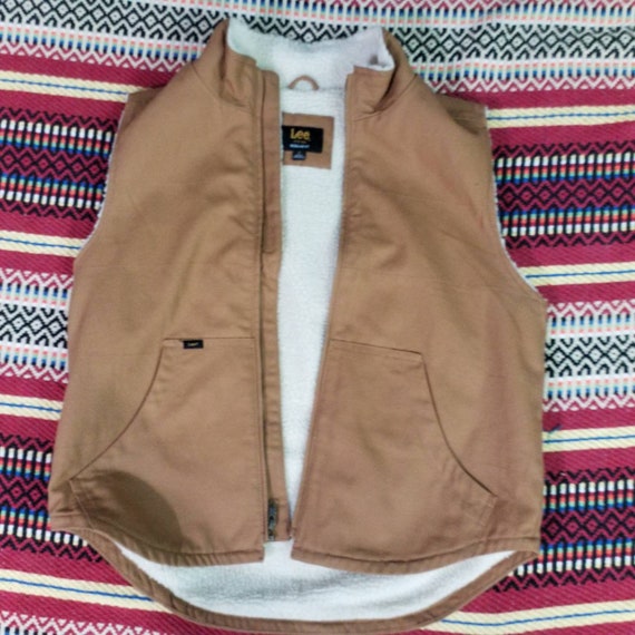 LEE Shearling brown vest - image 1