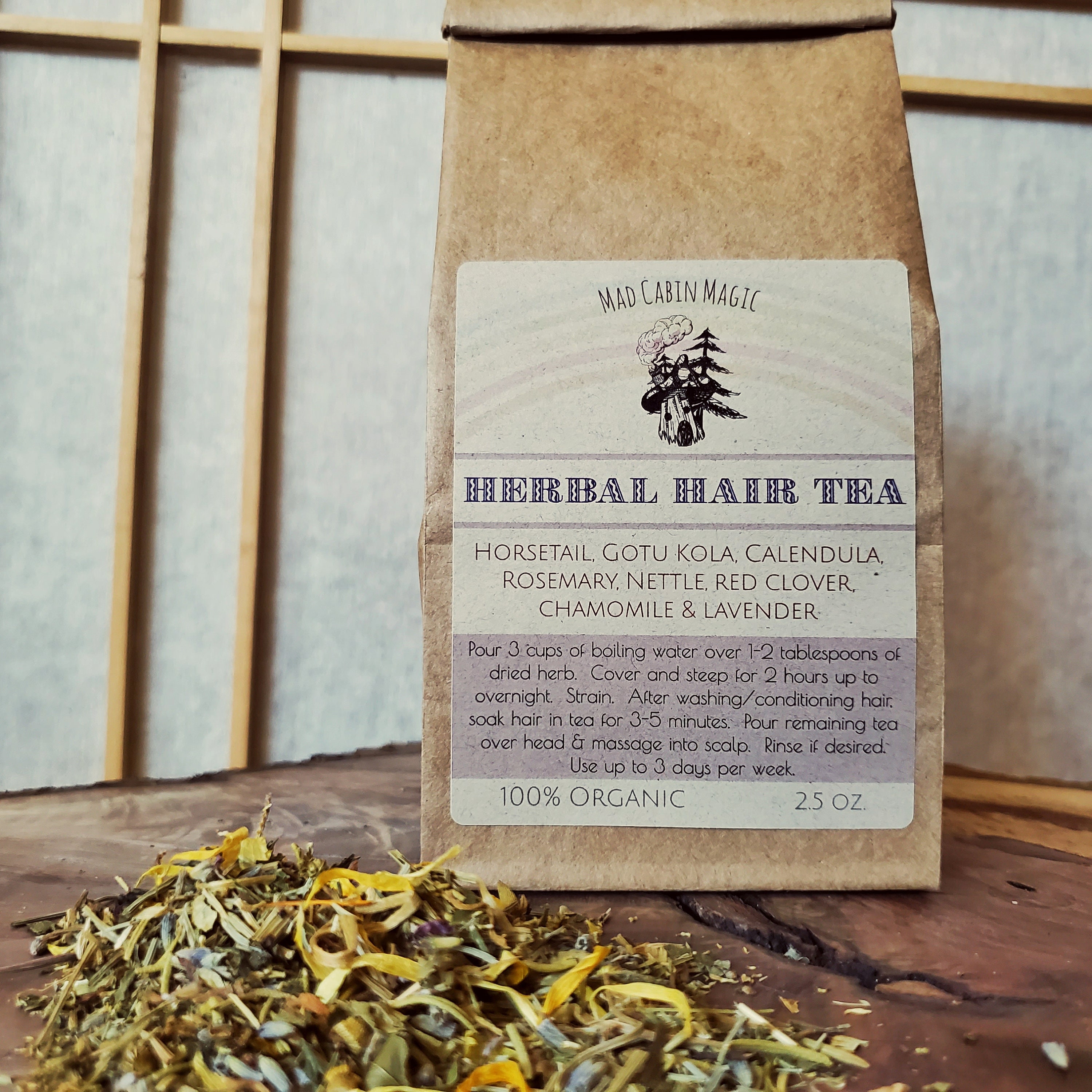 Herbal Hair Tea Organic Hair Rinse Etsy