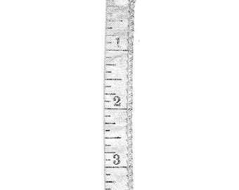 Cloth measure tape CLiNG RuBBer STaMP by Cherry Pie R550