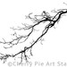 Winter Tree Branch- CLiNG RuBBer STaMP  N397