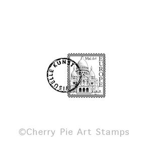 Europe Mail art postoid - stempel gumowy CLING autorstwa Cherry Pie D161