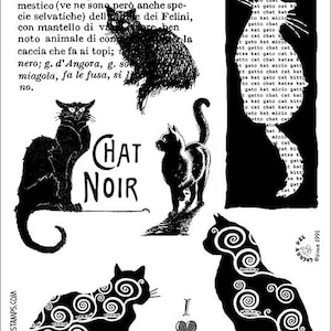 CATS (2) - Set van ongemonteerde rubberen postzegels door Cherry Pie - Plaat 31