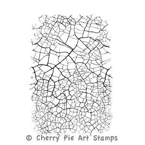 FINE CRACKLE – realistische Knisterfarbe – CLING-Stempel von Cherry Pie Q500