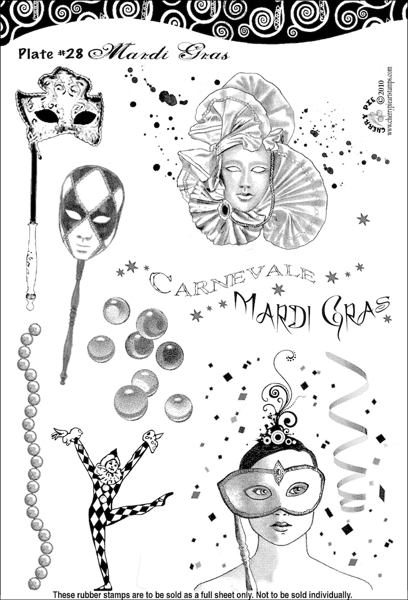 mardi gras cherry on top