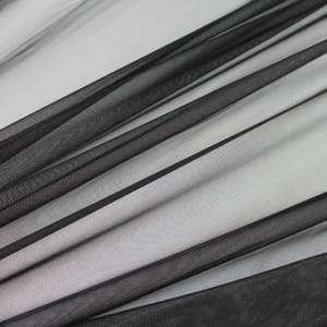 ブラック 4 ウェイ ストレッチ チュール生地、ブラック、ピンク、レッド、アイボリー、ブルー ウェディング ドレス チュール生地、ランジェリー チュール生地 (1 ヤードあたり)