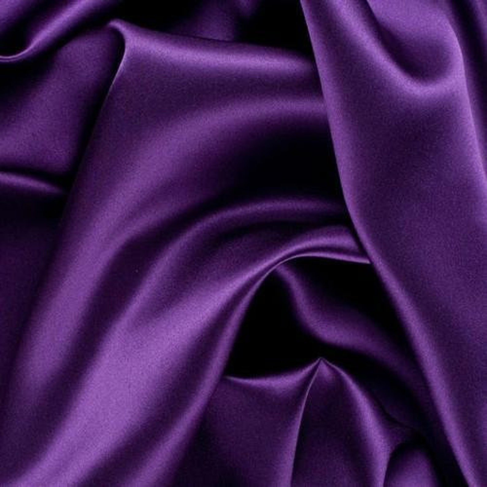 Purple Silky Stretch Satin Fabric, Lining Satin Fabric by Yard - Etsy