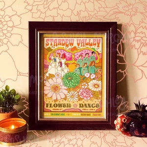 Plakat wydarzenia Flower Dance – wydruk artystyczny