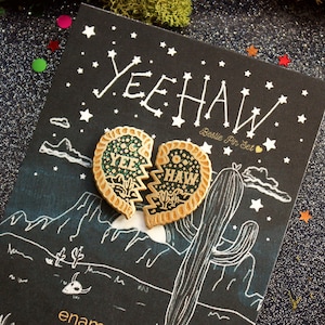 Yeehaw Bestie Enamel Pin Set