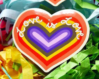 I Heart Pride Die-Cut Stickers