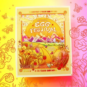 The Annual Egg Festival Poster! (Stardew Valley Art Print)