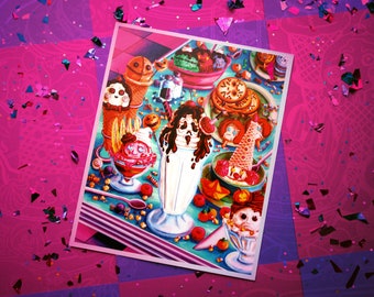 The Ice Scream Parlor - Art Print