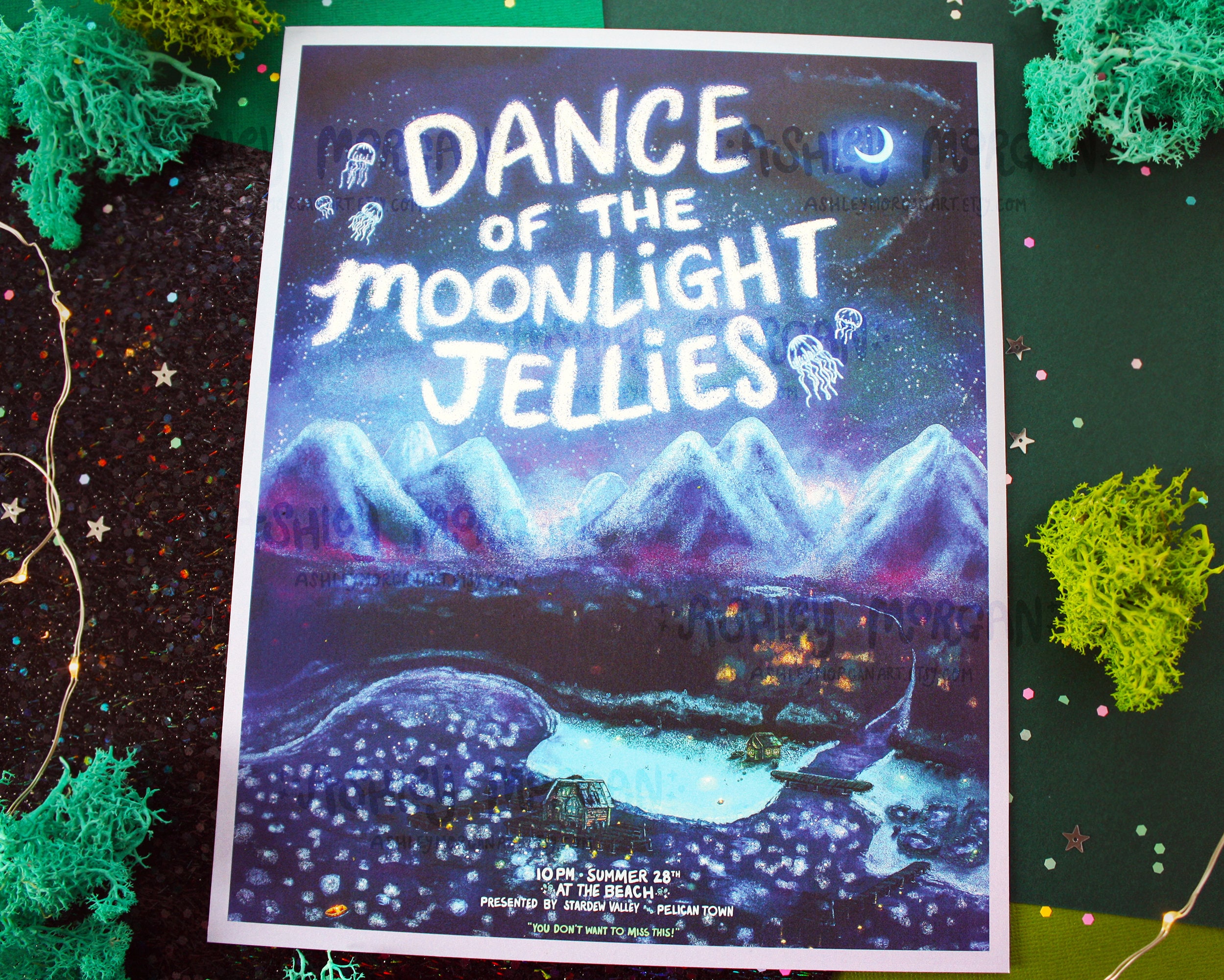 Dance of the Moonlight Jellies Event Poster - Art Print - Etsy