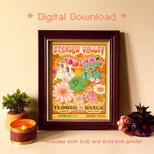 Plakat wydarzenia Flower Dance (Stardew Valley) - *POBIERANIE CYFROWE*