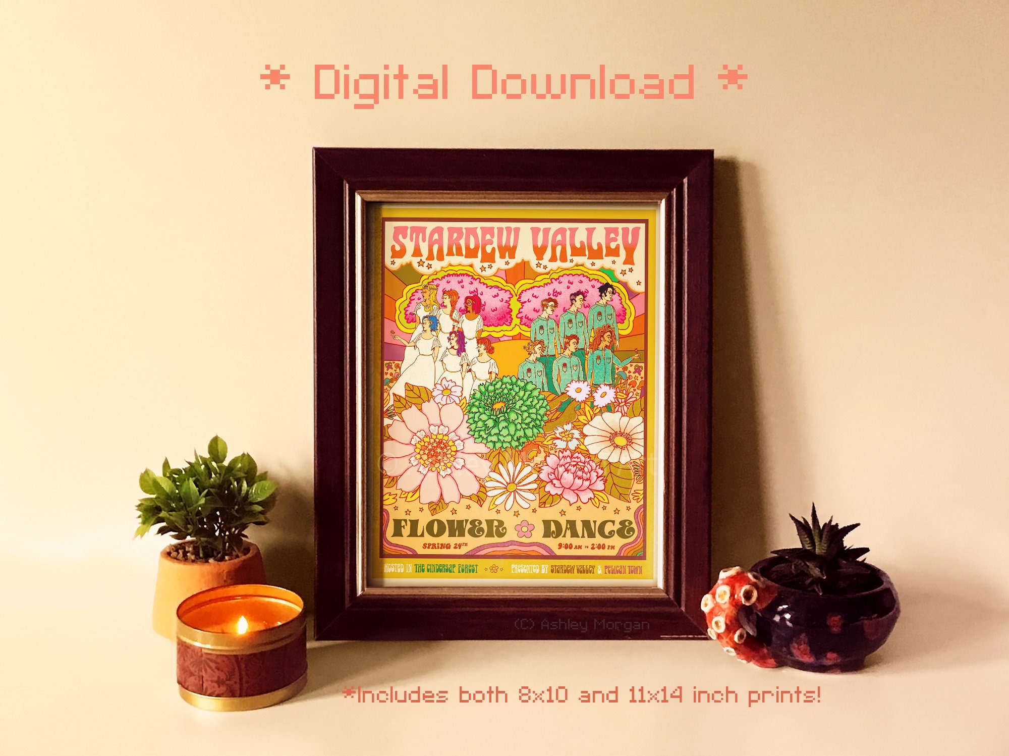 The Flower Dance Event Poster stardew Valley DIGITAL - Etsy UK