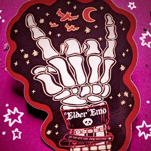Elder Emo Die-Cut Aufkleber