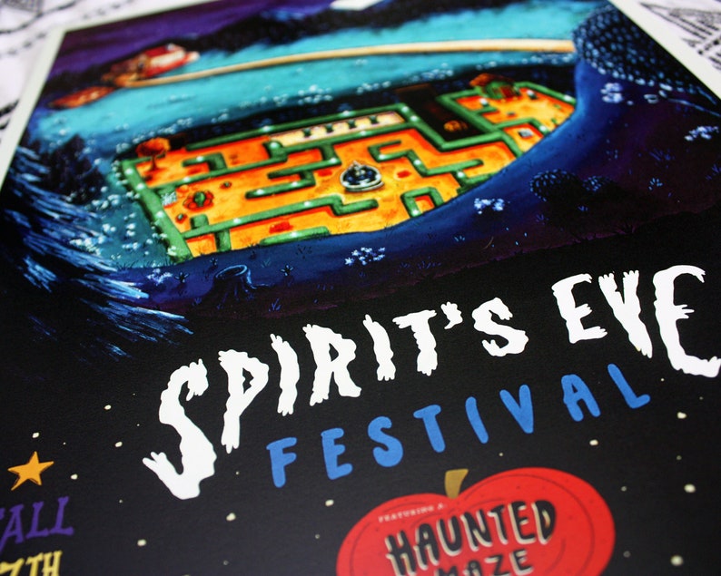 11x14 Inch Stardew Valley Event Poster Prints Spirit's Eve