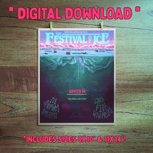 The Festival of Ice Event Poster (Stardew Valley) *DIGITAL DOWNLOAD*