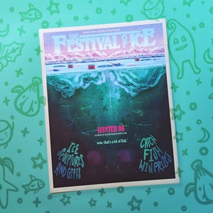The Festival of Ice Event Poster (Stardew Valley) - Art Print