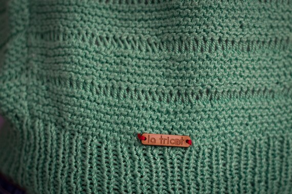 Thread sweater with a beautiful openwork, hand kn… - image 6